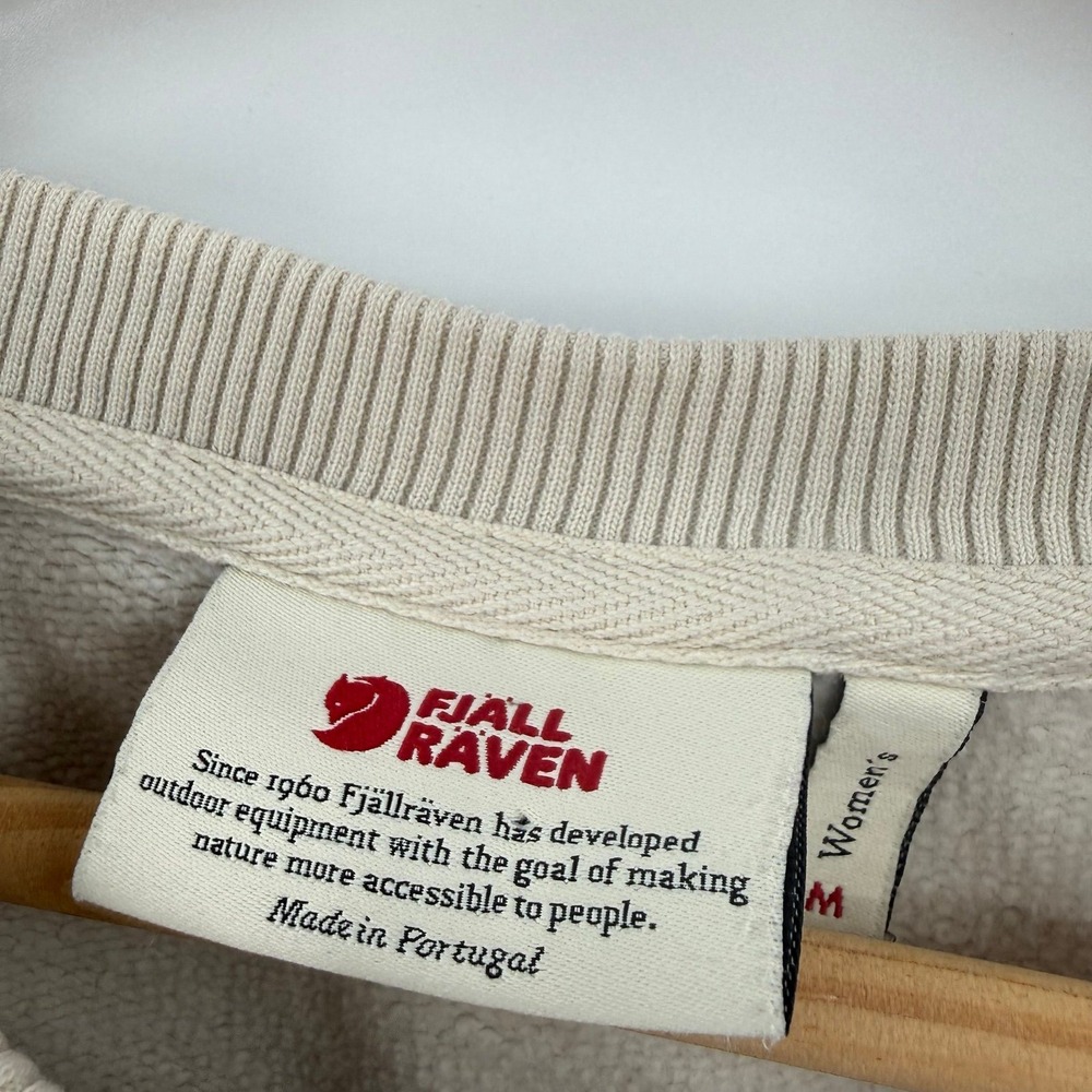 Fjallraven Logo Sweater Sweatshirt Crewneck Pullover Women's Medium - Picture 4 of 8